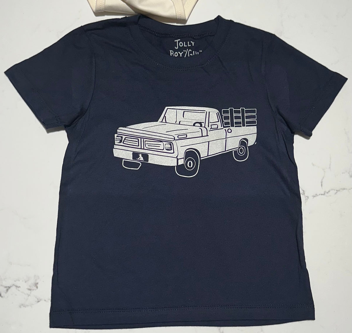 Anavini Boys Royal Blue Knit Tow Truck T-Shirt main image 0